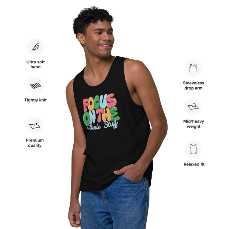 mens-premium-tank-top-black-left-front-65f8dae3084d6